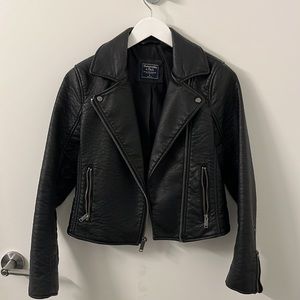 Abercrombie Faux Leather Jacket